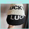 Fashion Bucket Hat For Women With Wide Brim And Warm Polyester Material For Autumn Winter Style