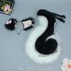 Handgefertigtes Halloween-Cosplay-Set für Mädchen Anime Flauschig Niedlich Fuchs Katze Wolf Ohr Schwanz Haare Tier Lolita Party Show Zubehör Cosplay