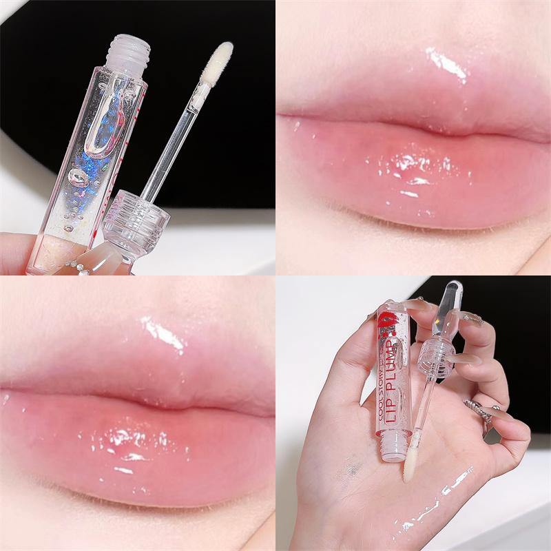 Gold Leaf Toot Clear Lip Oil Volumizing and Moisturizing Lip Honey Autumn and Winter Care Shine Powder Lip Oil Lip Care