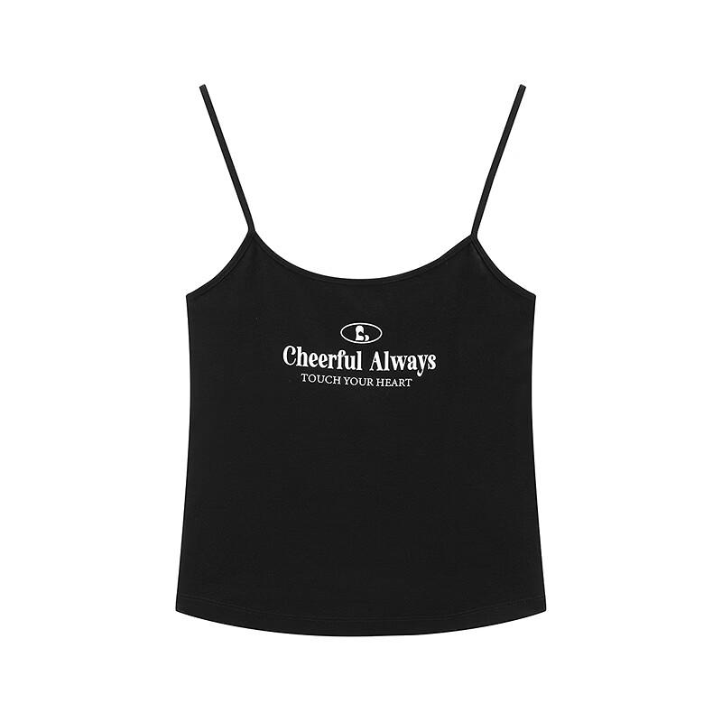 Укороченная майка LEDIN с принтом букв L