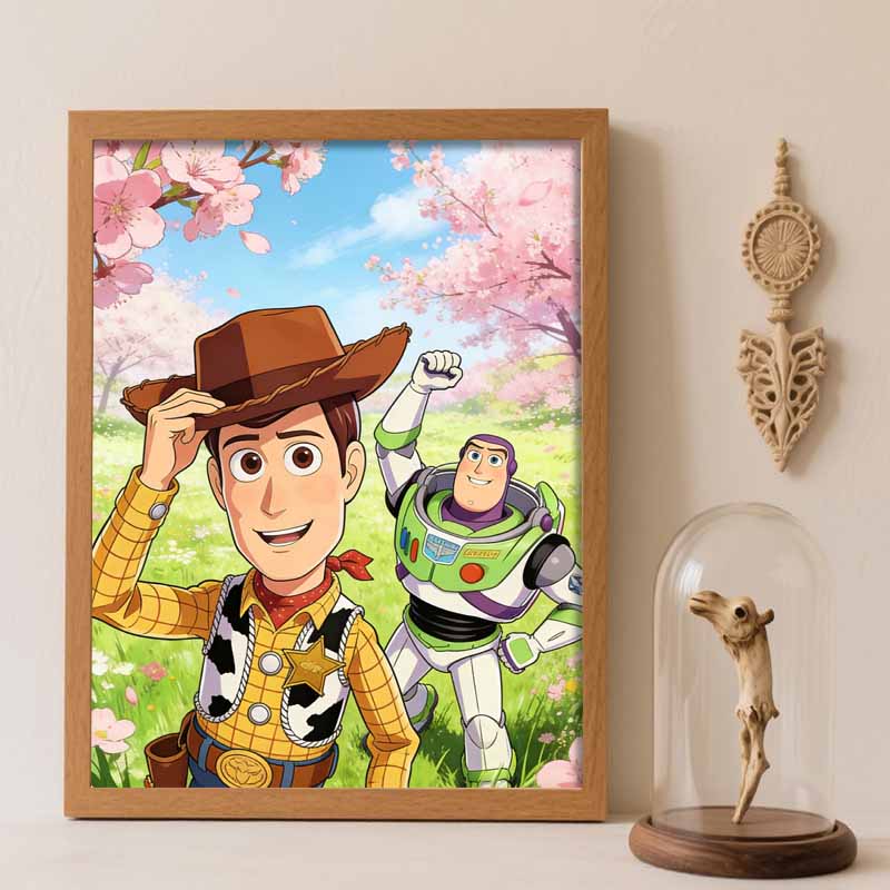 Disney Toy Story Woody Buzz Diamond Painting Art Kit Handmade DIY 5D Home Decor Gift
