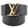 LV Damier Belt, 40mm Belt M0333 Reversible Black / Grey leather/Plated Gold Mens Used