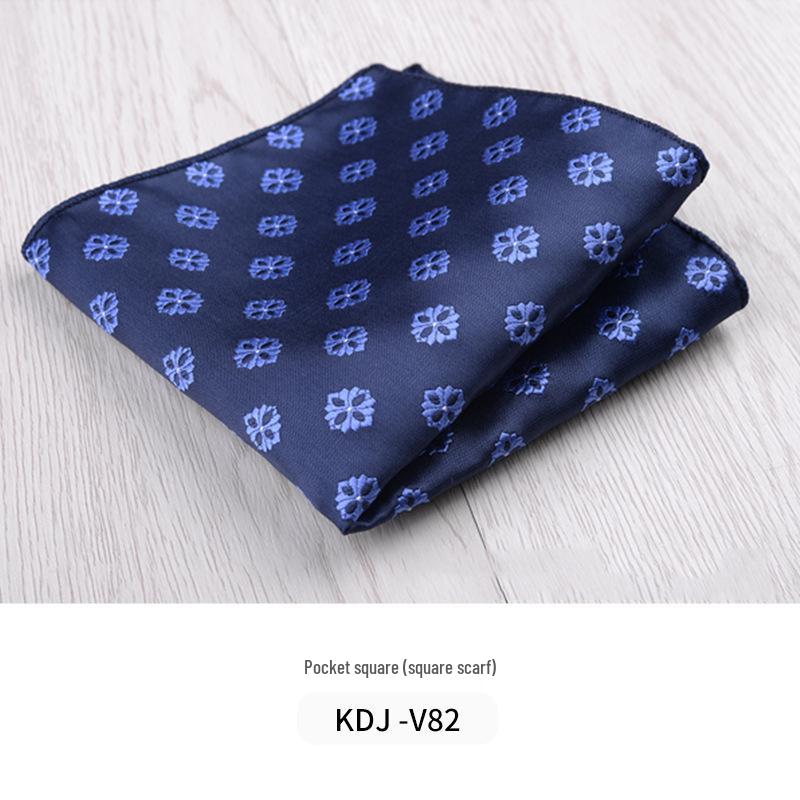 Sciarpa Quadrata alla Moda da Uomo - Accessorio Professionale per Completo Business con Stampe Opzionali