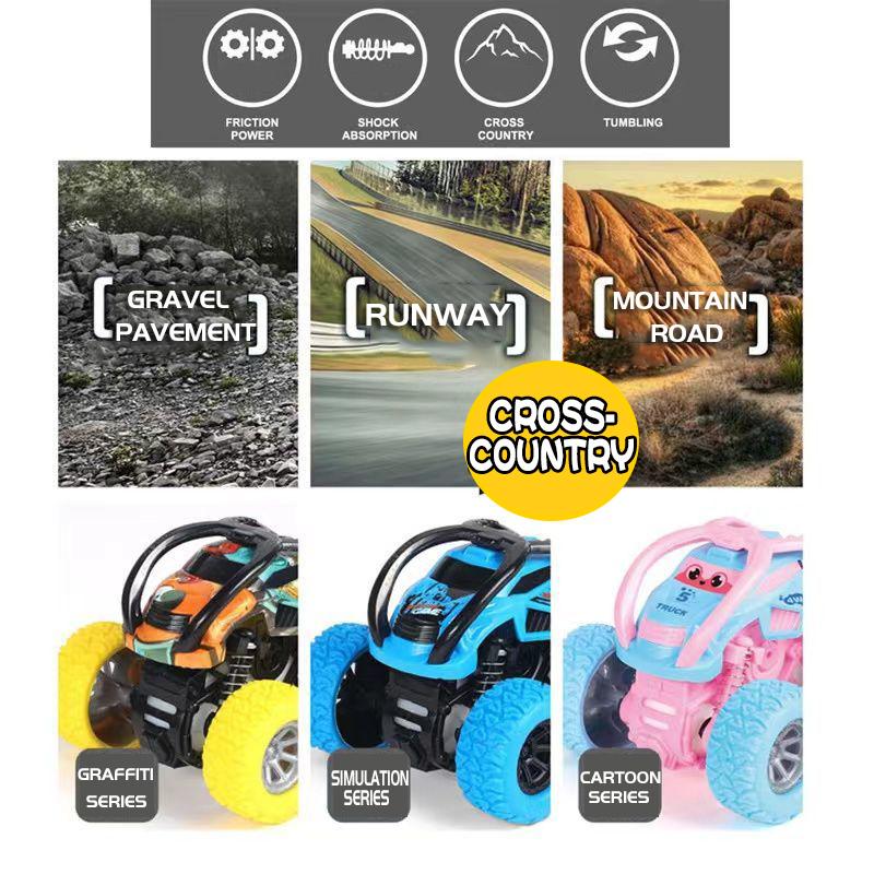 Inertial Off-Road Fahrzeug Spielzeug Super Sturzfest Kletterauto Modellauto Kinder Allradantrieb Spielzeug 360 Grad Drehung