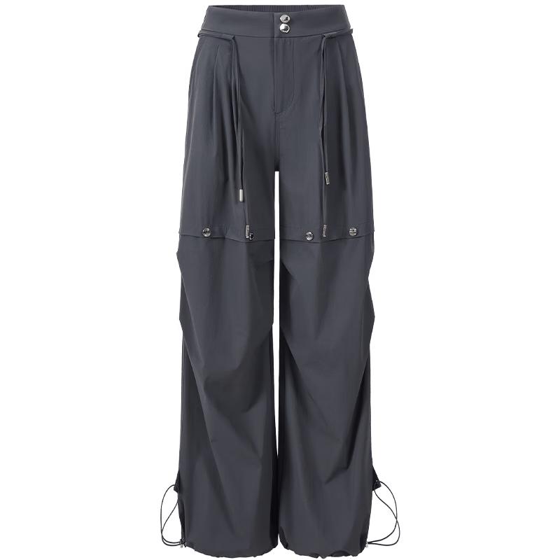 Women's American Style High-Waist Loose Cargo Pants