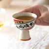 Grass and wood ash teacup daily progress gold goblet ceramic master cup Chinese kung fu tea set personal special tea cup