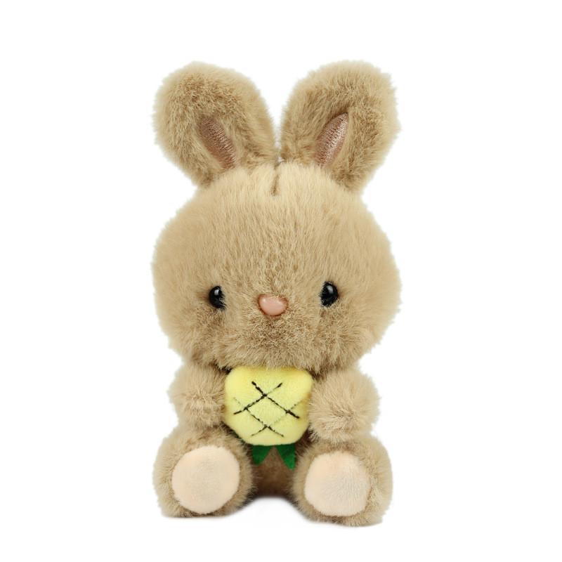 Cute Fruit Rabbit Plush Toy Keychain For Bag Decor And Collectors