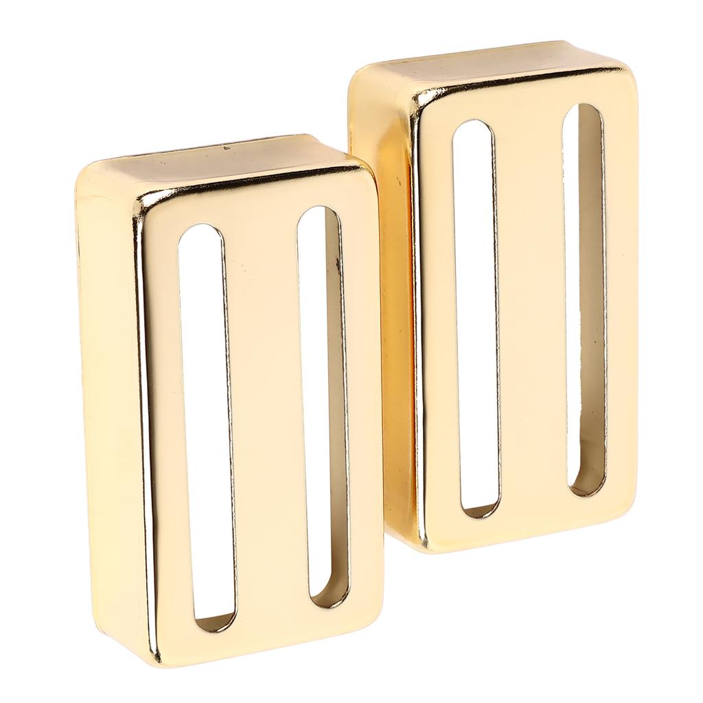 2Pcs Electric Guitar Pickup Cover Brass Good Heat Dissipation Scratch Rust Proof Replacement Guitar