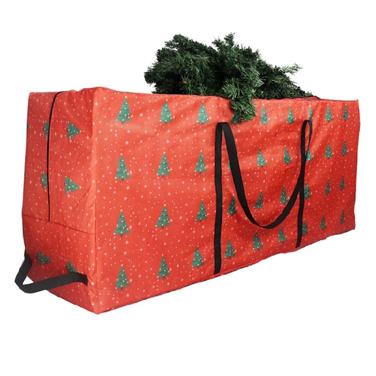 Large Capacity Tree Preservation Bag Waterproof Wreath Pouch Holiday Decoration Holder with Strong Handles and Zippers