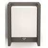 Applique murale - philips - arbour - lumière blanche chaude - avec capteur - large - ip44