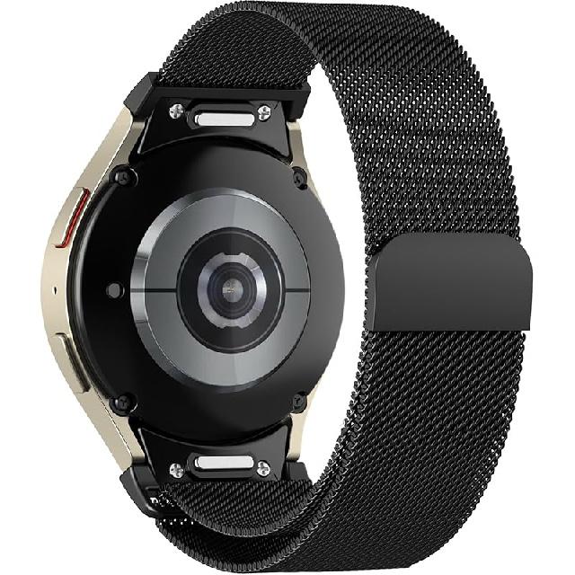 

Magnetic Metal Band for Samsung Galaxy Watch 7 6 5 4 FE 40mm 44mm/Galaxy 6 Classic 43mm 47mm/4 Classic 42mm 46mm/5 Pro 45mm,One Click Attachment,No 20mm чорний