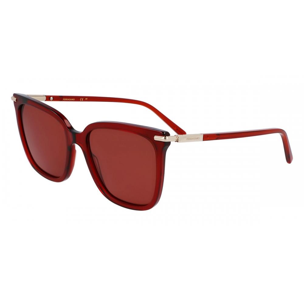 

Salvatore Ferragamo Sf2037s 616 Women Sunglasses Transparent Red/56-18-145