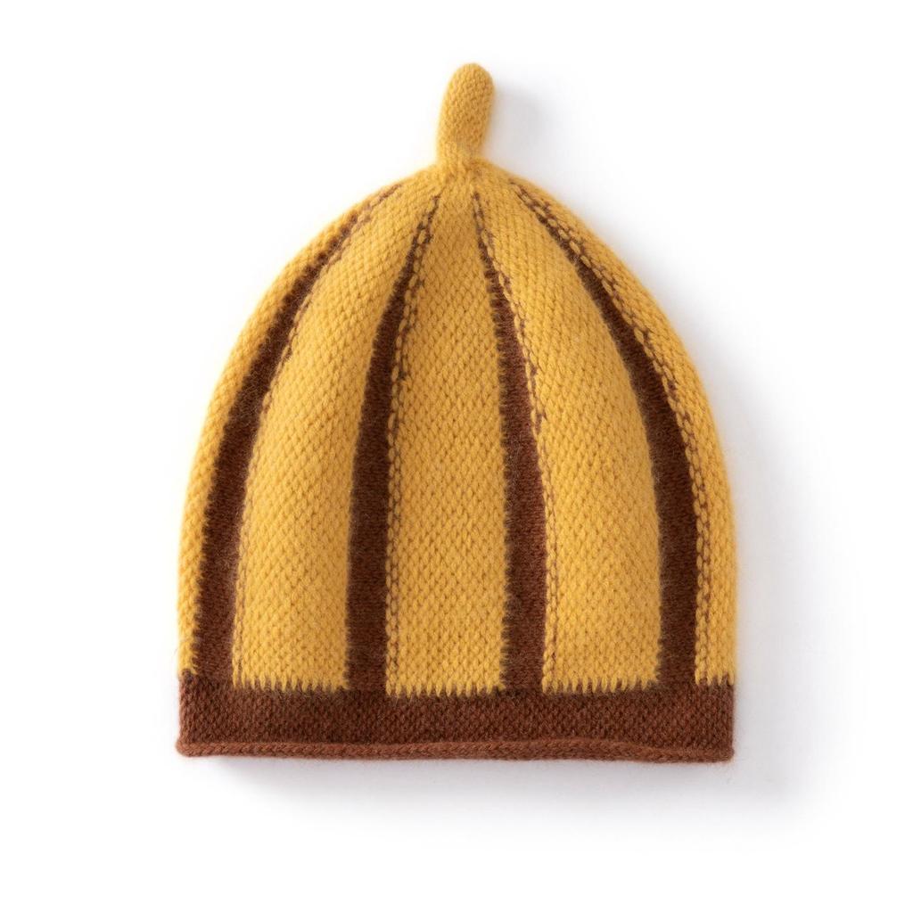 Luxury Kids' Cashmere Color Block Knit Beanie – Autumn/Winter Bestseller