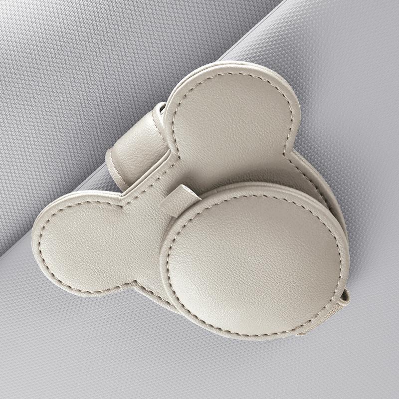 1PC car sun visor glasses clip multi-function card holder storage car sunglasses storage car creative ticket clip
