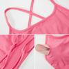 New Arrival Thin Strap Camisole Yoga Vest Cross Hollow-out Beauty Back Workout Bra Bra Pilates Sports Intimates Summer
