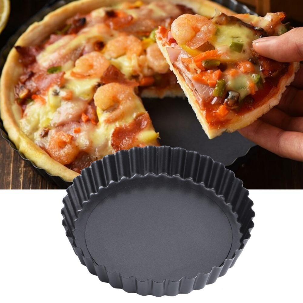 Non Stick Tart Pan Carbon Steel Pizza Pan New Baking Pan  Oven Cooking