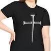 Nails Cross Mens Kids T Shirt, Gildan Softstyle Cotton Blend