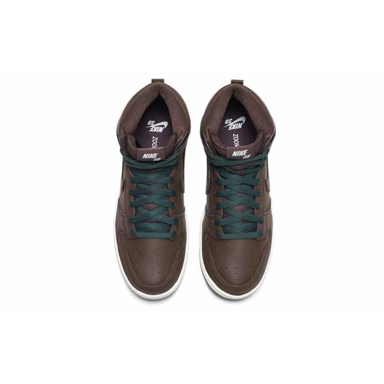 New Nike Sb Dunk High Baroque Brown Vegan Leather CV1624-200