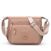 Women's Bag Multi-Layer Zipper Shoulder Bag Nylon Crossbody Bag