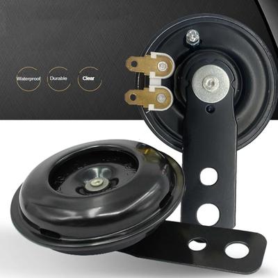 Pro auto, vozidlo, nákladní automobil, SUV, motocykl, autobus, motor, jachta, loď, 12V, klakson DC, univerzální, vodotěsný, držák, siréna, 1 ks