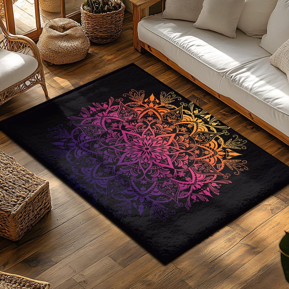 Boho Rug Washable Non Slip Indoor Outdoor Area Rugs Modern Abstract Geometric Pattern Living Room Bedroom Floor Mat Home Decor G