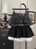 Retro High-Waist A-line Skirt with Anti-Exposure Lining