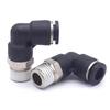 1/8" 1/4" 3/8" 1/2" NPT Male Female 1/8"- 5/8" Inch Tube OD Elbow Pneumatic Push To Connect Air Fitting Quick Release Connector
