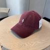 Navy blue embroidered letters NY baseball hat for men and women, four seasons, big head circumference, small sunshade cap, versatile