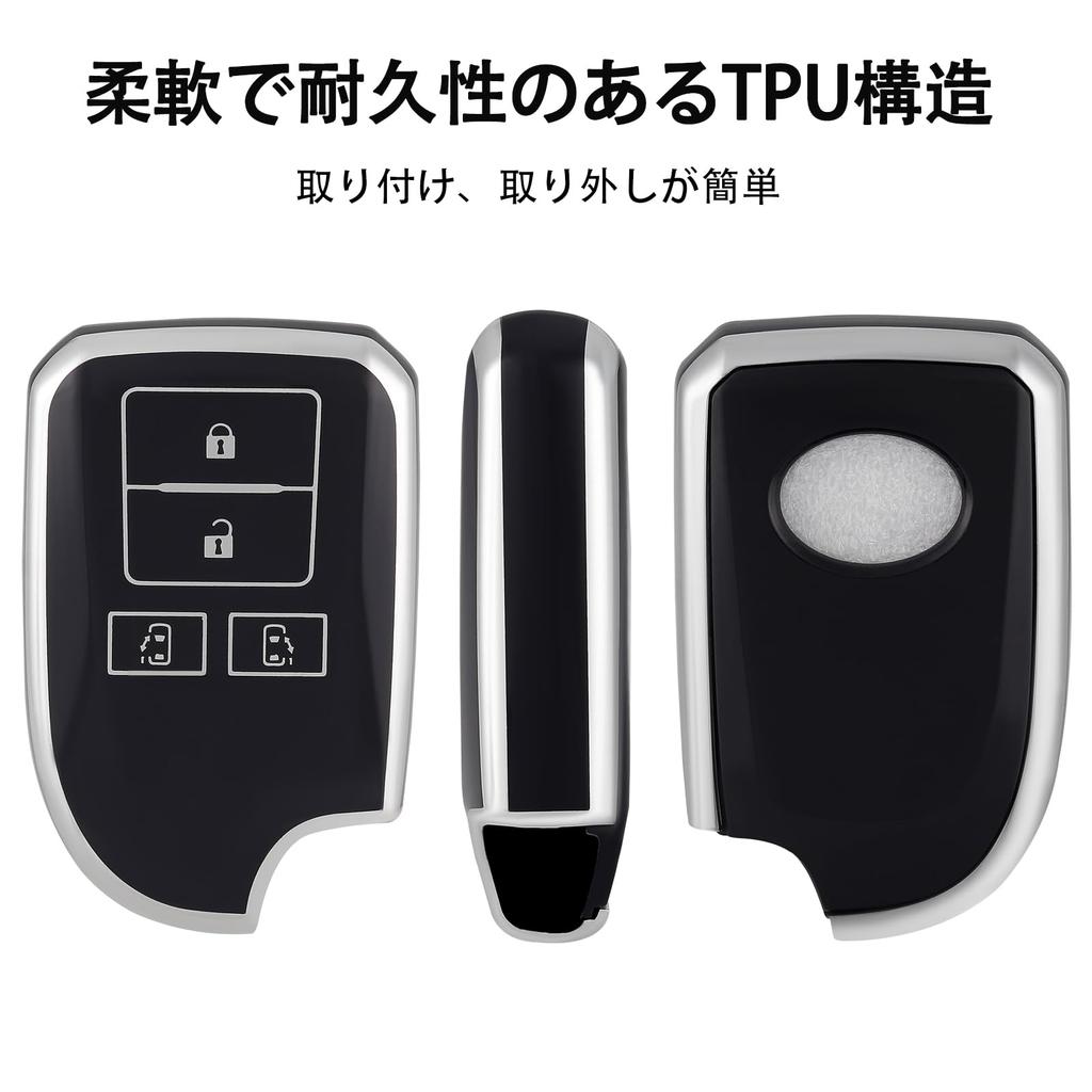 OFF WE GO Car Key Case, Compatible with Toyota High Ace 200 Series Key