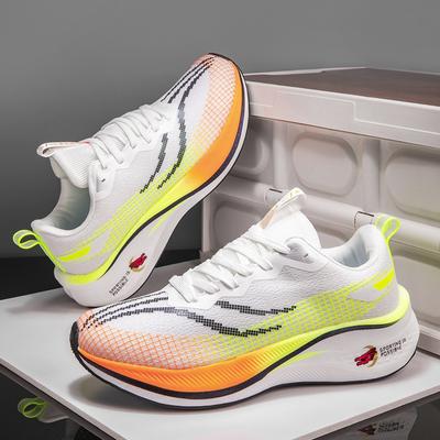 Red Rabbit Running Shoes Men's New Summer Breathable Flying Electric Professional Racing Big Children Pro Sports Running Shoes Men