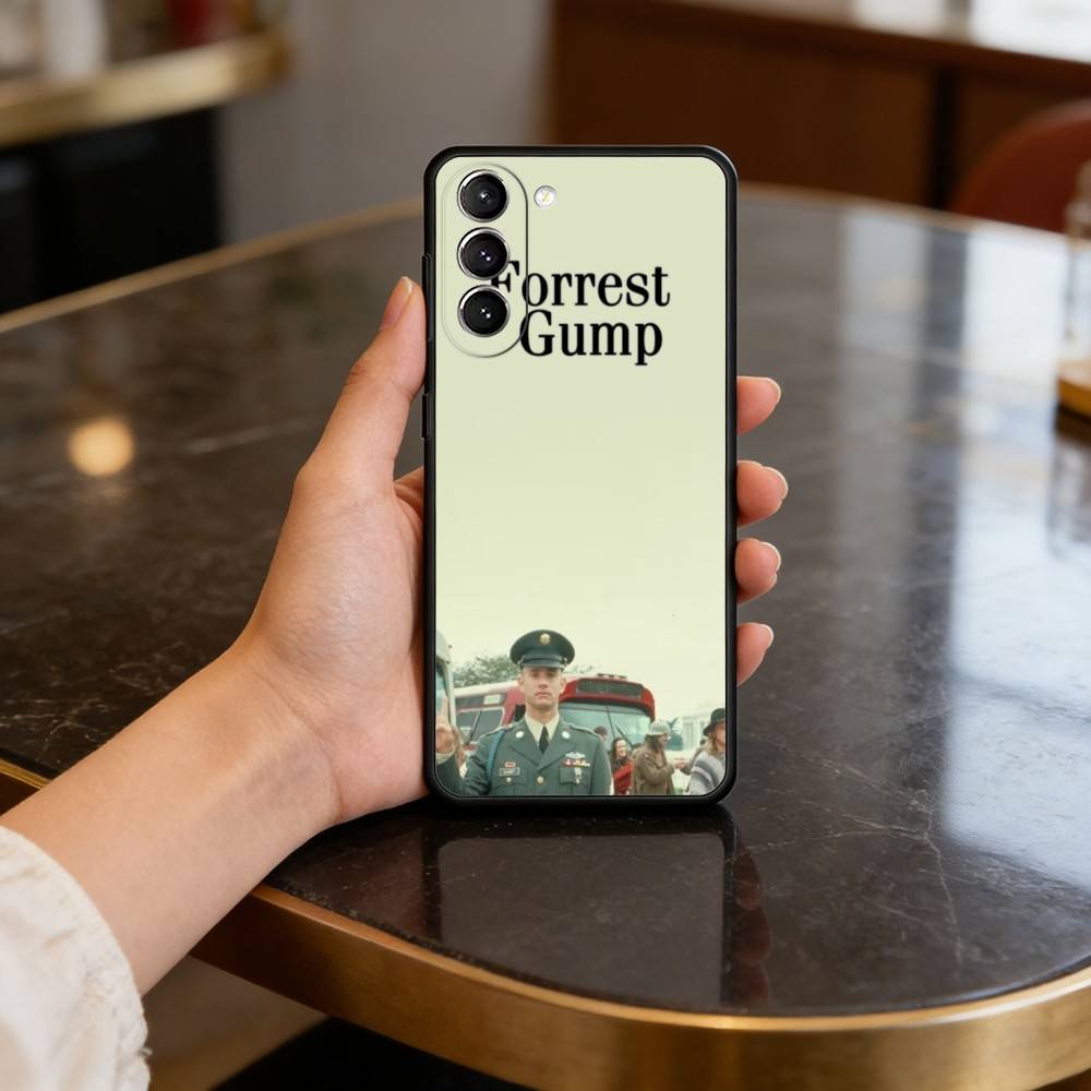 

Classic film Forrest G-Gump Phone Case For Samsung S25,24,23,22,30,21,10,9,Ultra,Plus,Lite,FE,4,5 G Soft Black Case Samsung S20plus5G