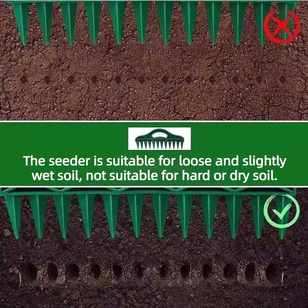 12 Holes Manual Handheld Portable Soil Loosening Tools for Gardening Planting Efficient Seeding Soil Puncher Gardening Tools 1PC