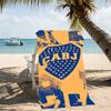 Beach Towel with Club Atlético Boca Juniors Pattern - soft,absorbent,machine washable Lightweight&Modern,swimming,Travel Essentials