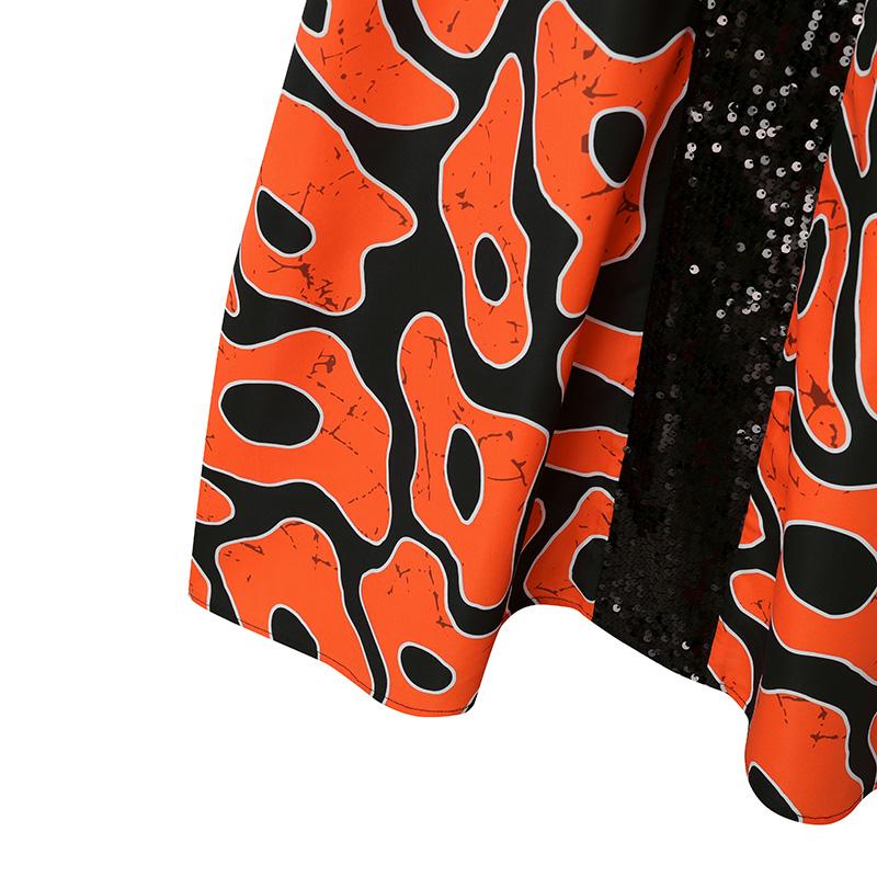 Plus Size Summer Women Round Neck Half Sleeve Print Ruffled Long Maxi Kaftan Dresses