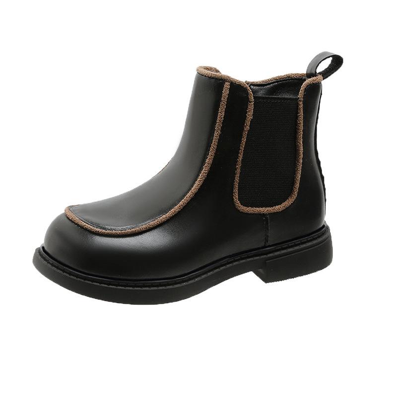 

Новые стильные ботинки Martin, модные детские ботинки в стиле ретро 36 чёрный