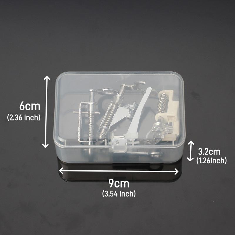 

Домашняя швейная машина, бесплатная прижимная лапка для квилтинга, 4 шт./компл., открытые и закрытые прижимные лапки для вышивки в штучной упаковке