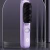 Dual-Function Operation Electric Hair Straightener Brush USB Charging Hair Brush  Home Use