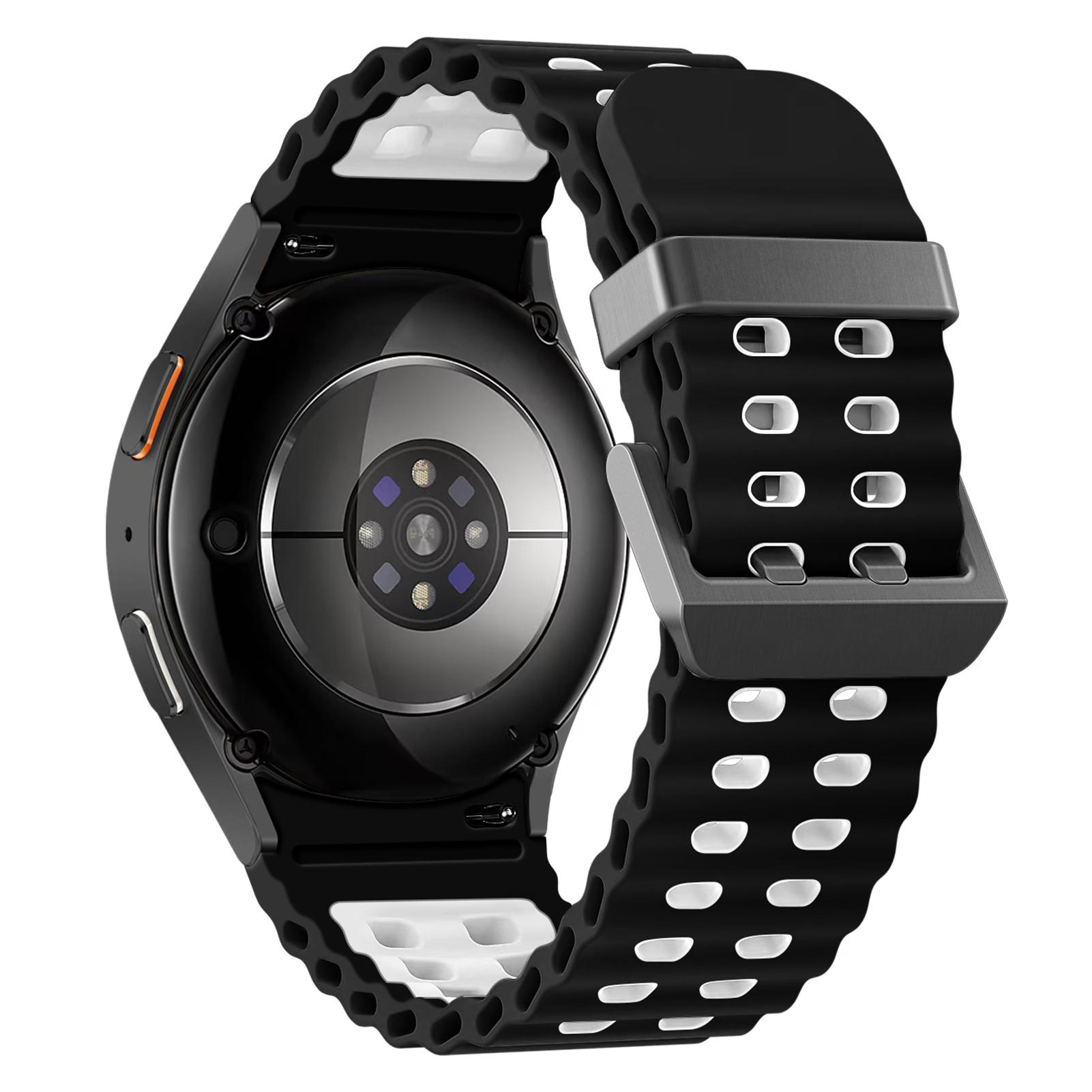 

Sport Silicone Band for Samsung Galaxy Watch 7 44mm 40mm straps No Gaps Marine Bracelet correa Galaxy Watch FE/6 4 Classic/5 Pro Galaxy Watch7 44mm