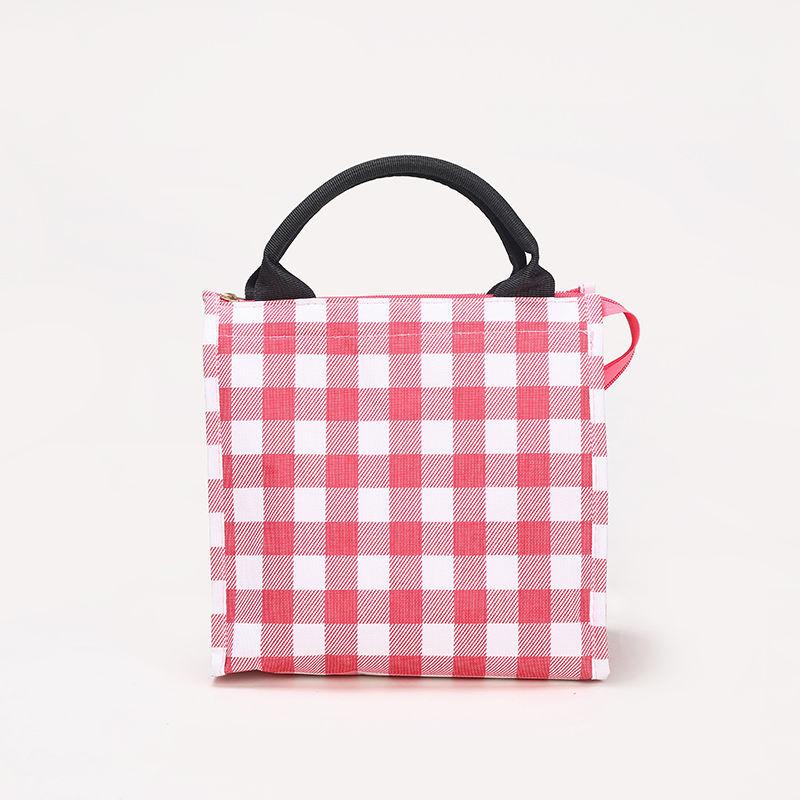 Folding Portable Thickened Aluminum Heat Preservation Bags Lunch Bag Student Lunch Box Picnic Bag Warm Refrigerated Handbags