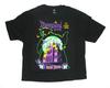 Disneyland Resort Spukschloss Übergroßes Schwarzes 100% Baumwolle T-Shirt Herren T-Shirts Oberteil Neu