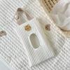 Cute Cartoon Bear Tissue Box Travel Car Portable Handheld Storage Bag Towel Cover Newborn Hanging Bag For Cart Accessories