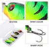 5PCS 4.5cm 5cm Topwater Fishing Lures ABS Hard Baits Lifelike Artificial Hard Baits  Bass Fishing