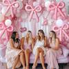 Pink Balloon Chain Set Pink Sequin Balloon Birthday Party Decoration Wedding