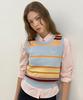 SINOON Sinoon Mix Stripe Knit Vest (Blue Mix)