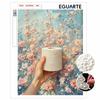 Kit de Peinture Diamant et Perles DIY pour Adultes et Débutants. Art Floral Scintillant. Convient pour la décoration murale de la maison et les cadeaux faits à la main