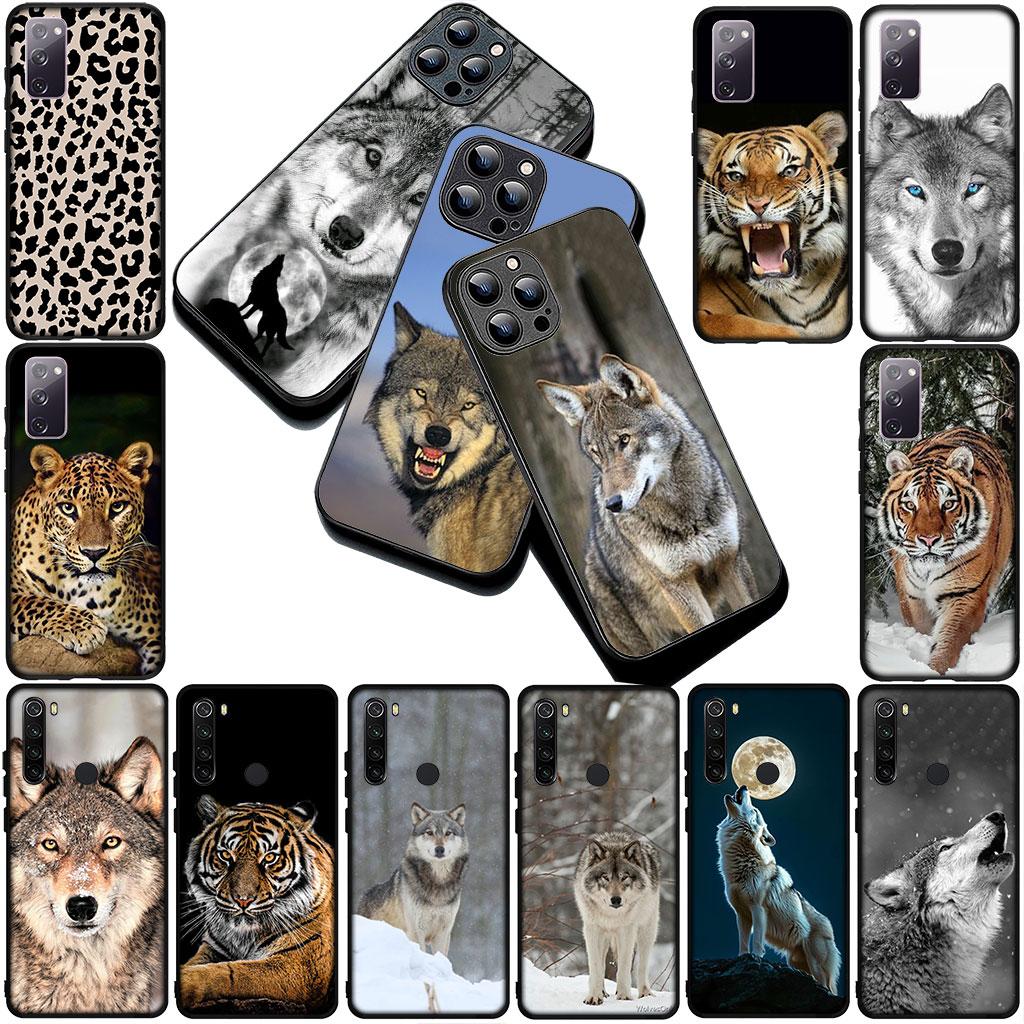 Stalking Wolf Art Tiger Silicone Phone Cover for Motorola Moto Edge 70 60 Fusion NEO Pro G Stylus G56 G96 G04 G05 20 Soft Case
