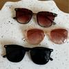 Retro Trendy Large Frame Sunglasses Outdoor Travel Driving Sun Shades Eyewear Women Fashion Eye Protection UV400 Sun Glasses