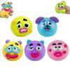 1/2/5 Stück Hundegesicht Quetschspielzeug, Formbarer Slow-Rise Cartoon-Ausdruck Stressball, Entspannendes Angstlösendes Gesicht Fidget Spielzeug für Zuhause, Büro
