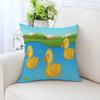 Cute Little Yellow Duck Pillowcase Car Ornaments Office Living Room Sofa Home Pillowcase