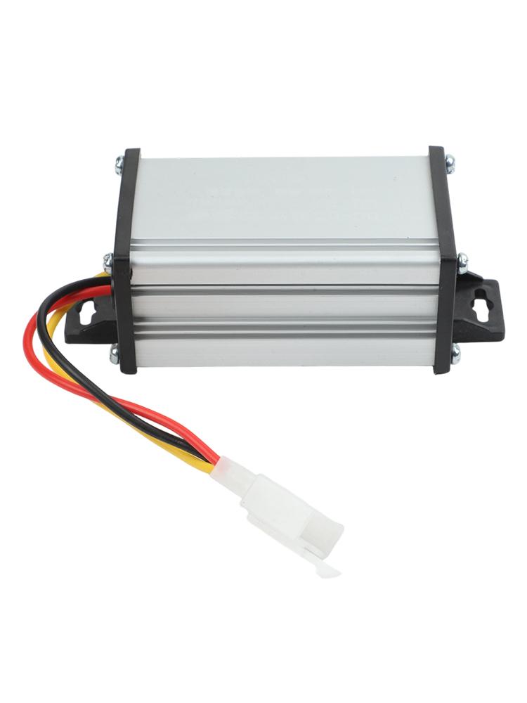 DC 36V 48V 72V to 12V 10A Transformer Adapter with Built In Fuse Protection for Electric Vehicle 12V Load Support